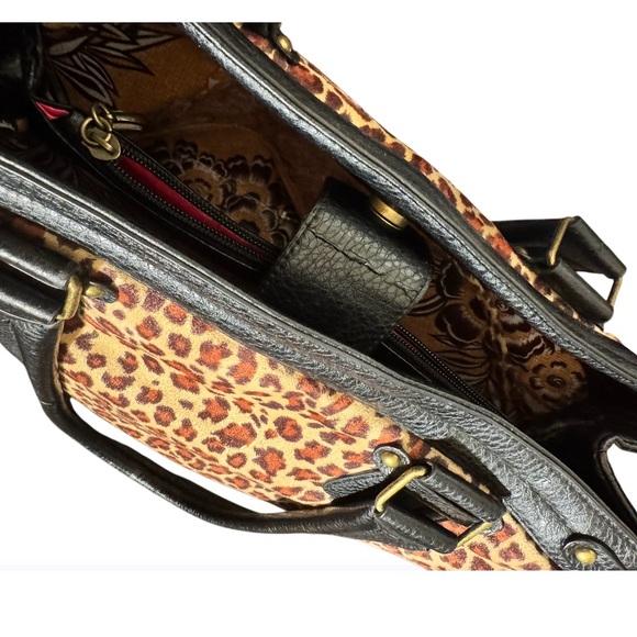 Authentic Gigi Hill Leopard Print Tote Bag - Picture 8 of 14
